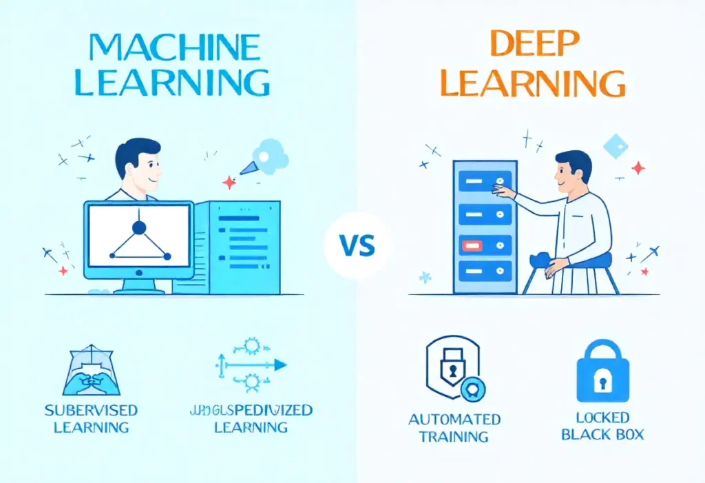 What Is Deep Learning Vs machine Learning